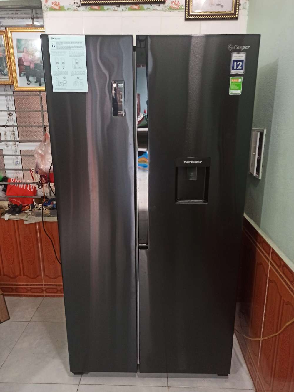 tủ lạnh Casper RS-575VBW