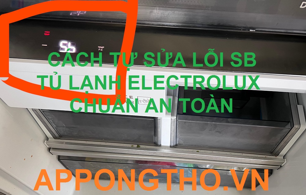 15 Bước Tự Sửa Lỗi SB Tủ Lạnh Electrolux Chuẩn An Toàn