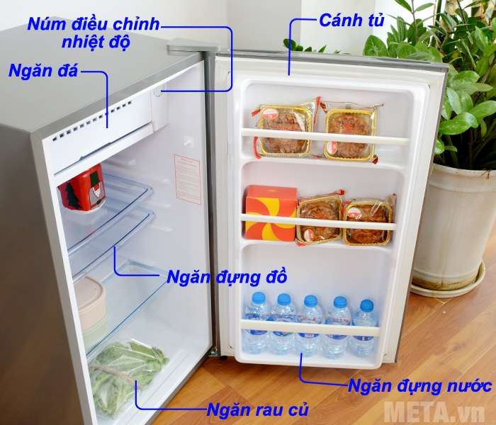 Cấu tạo tủ lạnh Funiki FR-91CD