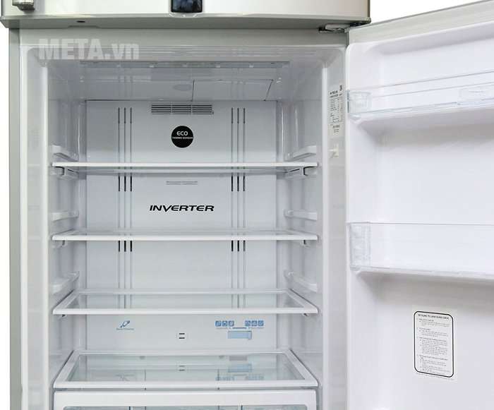 Tủ lạnh 450 lít Hitachi V540PGV3 có hệ thống khay kệ linh hoạt, chịu lực lớn