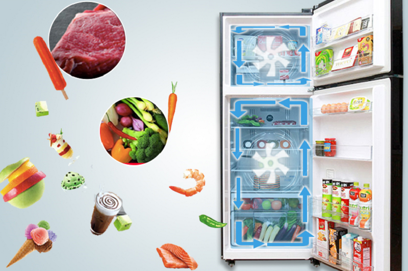 Tủ lạnh Hitachi R-VG540PGV3 - hệ thống làm lạnh kép đầy hiệu quả
