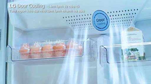 8. Công nghệ LINEAR Cooling và Door Cooling bảo quản thực phẩm tối ưu