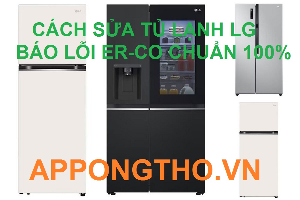 LG tủ lạnh lỗi ER-CO có thể tự sửa được không?