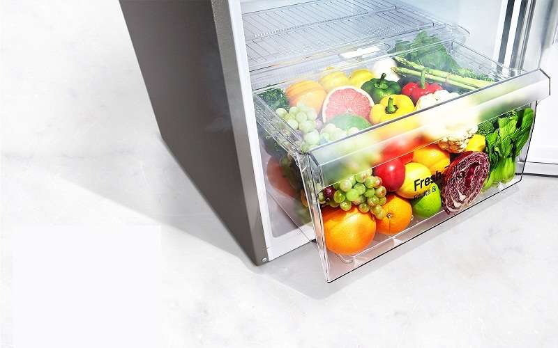 Bảo quản rau củ tươi ngon trong thời gian dài - Tủ lạnh LG Inverter 209 lít GN-L225S