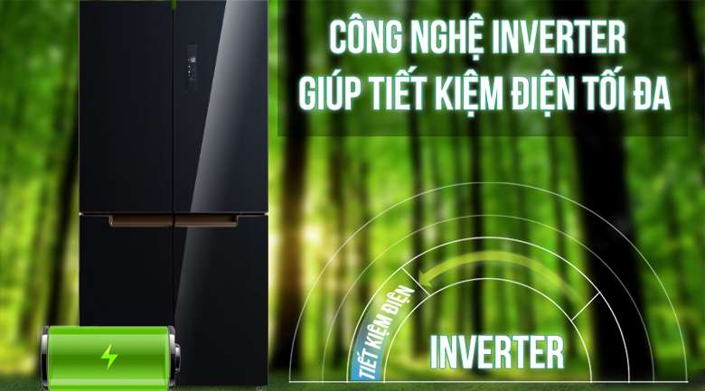 Công nghệ Inverter - Tủ lạnh Midea 482 lít MRC-626FWEIS - G