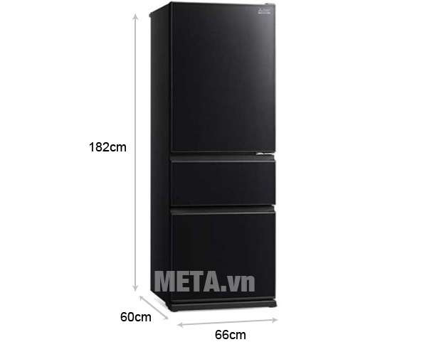 Tủ lạnh Mitsubishi MR-CGX46EN-GBK-V
