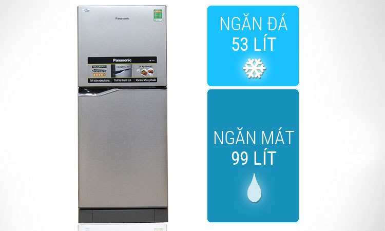 Tủ lạnh Panasonic NR-BA178VSVN 152 lít bán trả góp 0% tại nguyenkim.com