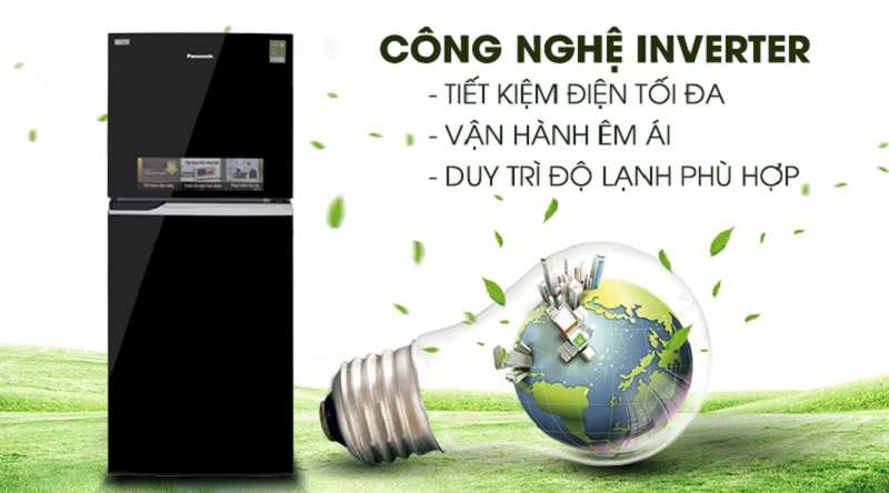 Tích hợp công nghệ Inverter hiện đại  - Tủ lạnh Panasonic Inverter 234 lít NR-BL267PKV1