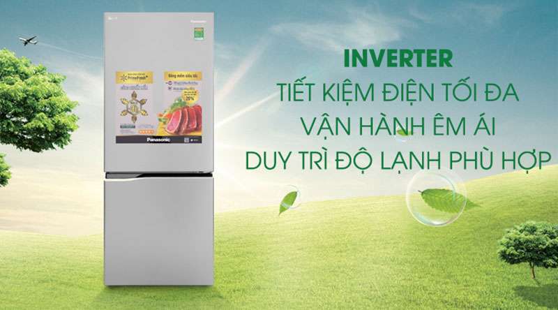 Công nghệ Inverter-Tủ lạnh Panasonic Inverter 255 lít NR-BV289QSV2