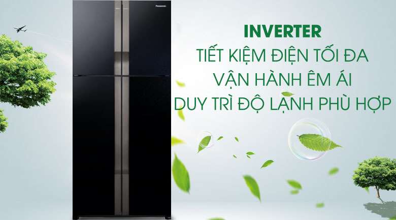 Công nghệ Inverter - Tủ lạnh Panasonic Inverter 550 lít NR-DZ600GKVN
