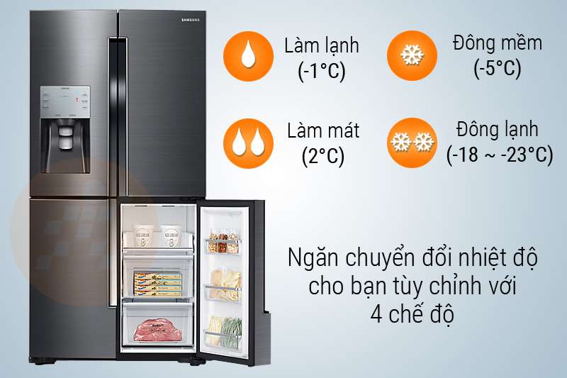 Ngăn linh hoạt Cool Select Zone với 4 chế độ tiện lợi - Tủ lạnh Samsung Inverter 564 lít RF56K9041SG/SV