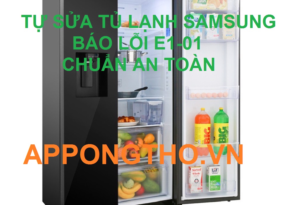 App Ong Thợ là dịch vụ sửa lỗi F1-01 tủ lạnh Samsung uy tín tại Hà Nội
