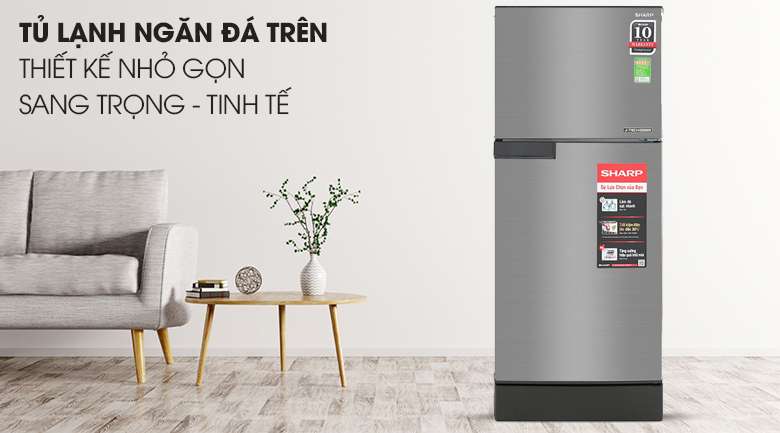 Tủ lạnh Sharp 150L inverter SJ-X176E-SL