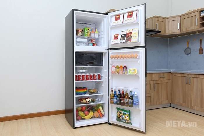 Tủ lạnh Sharp Inverter  SJ-X316E-DS chứa nhiều ngăn đựng