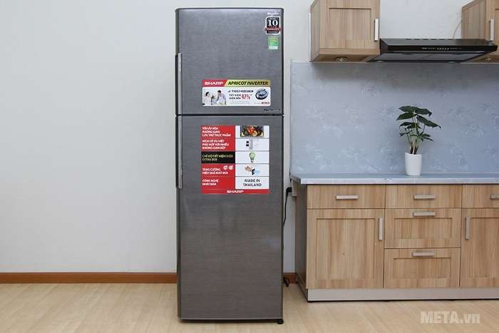 Tủ lạnh Sharp Inverter  SJ-X316E-DS nhỏ gọn sử dụng lắp đặt cho cả không gian hẹp