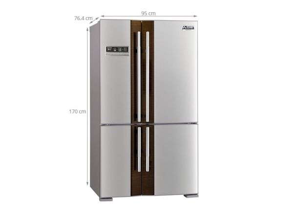 Tủ lạnh side by side Mitsubishi Electric 580 lít MR-L72EH- ST