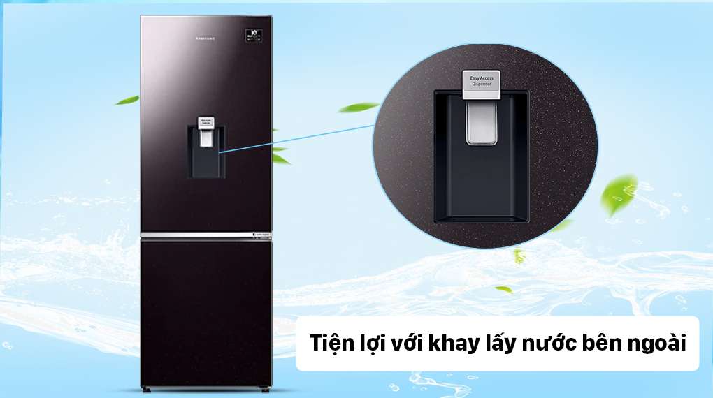 Tủ lạnh Samsung Inverter 307 lít RB30N4190BY/SV - Lấy nước bên ngoài tiện lợi