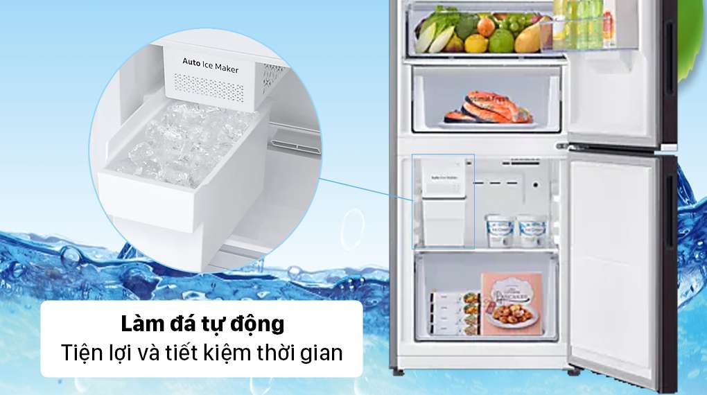 Tủ lạnh Samsung Inverter 307 lít RB30N4190BY/SV - Tiết kiệm thời gian, tiện lợi