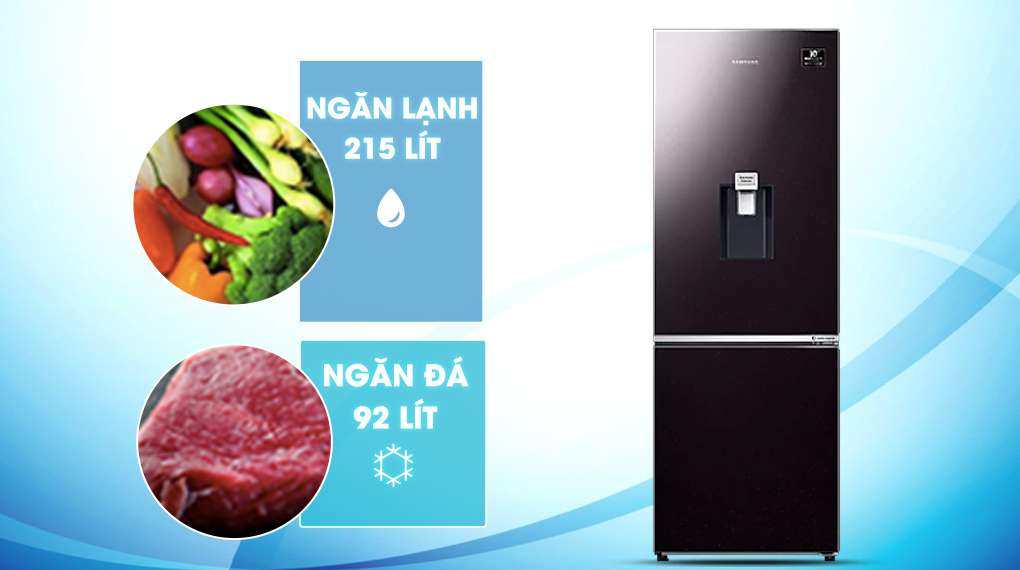 Tủ lạnh Samsung Inverter 307 lít RB30N4190BY/SV - Phù hợp cho gia đình từ 3 - 4 người
