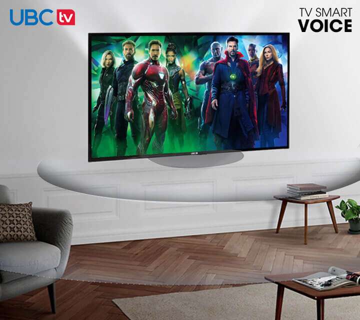 Màn hình HD sắc nét của UBC TV - Smart Voice