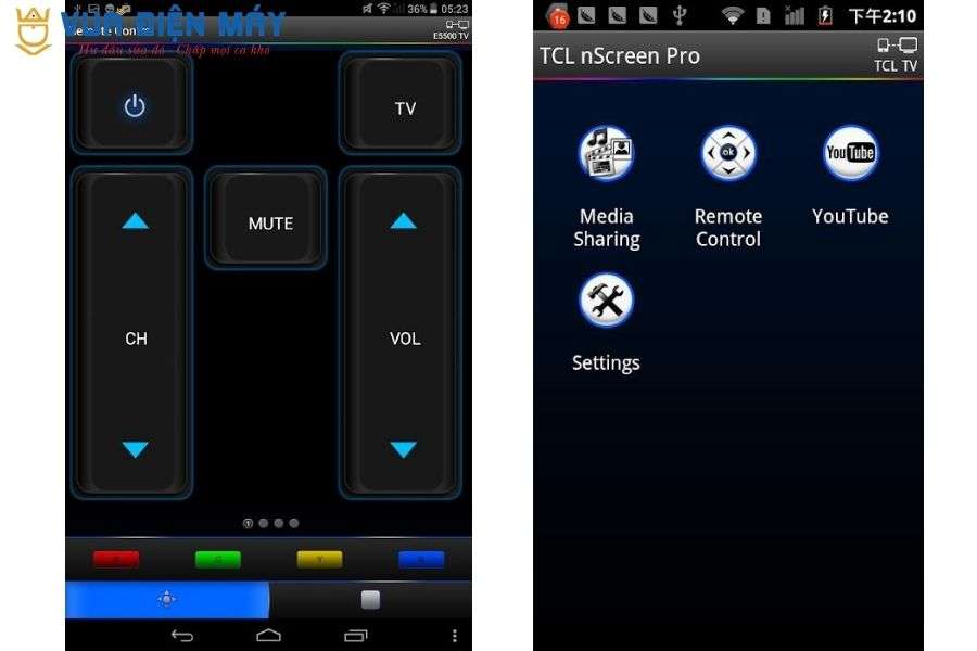 ứng dụng điều khiển tv