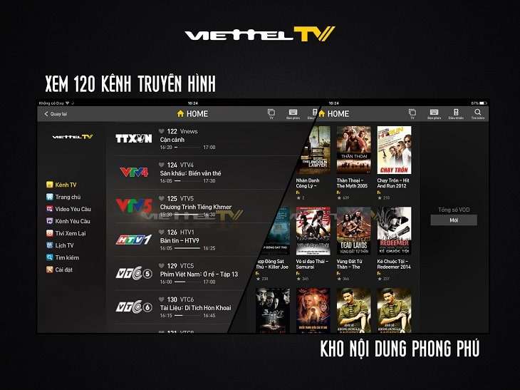  Ứng dụng ViettelTV