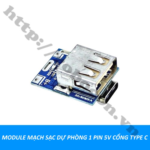 MDL131 MODULE MẠCH SẠC DỰ PHÒNG 1 PIN 5V