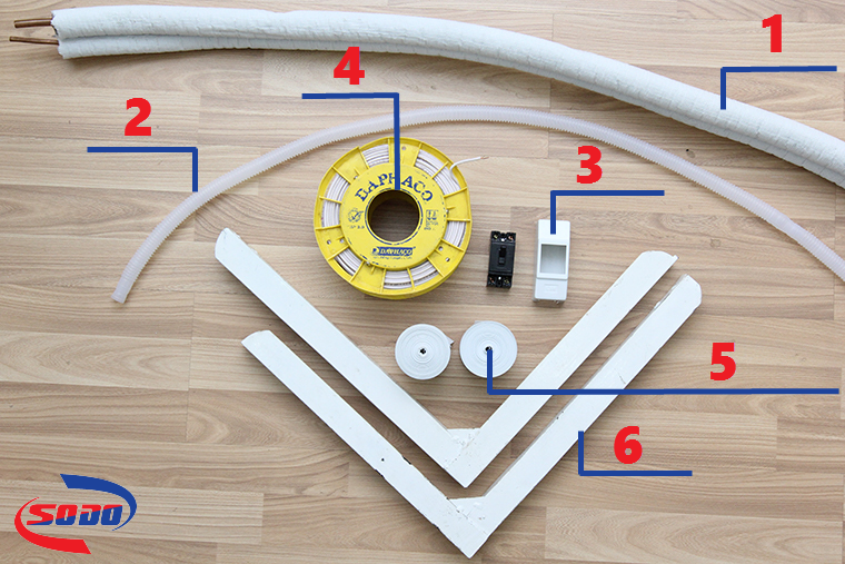 Lắp đặt máy lạnh cần chuẩn bị vật tư gì
