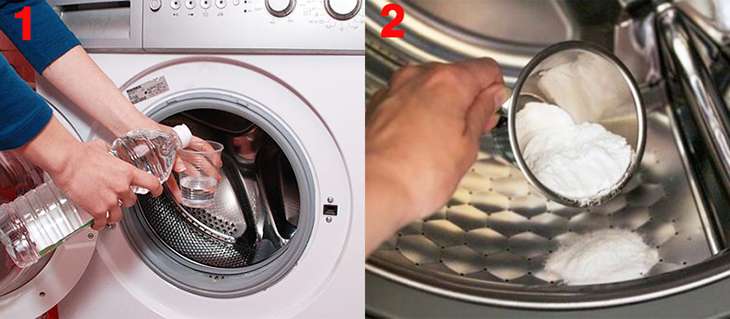 Vệ sinh máy giặt bằng baking soda đơn giản