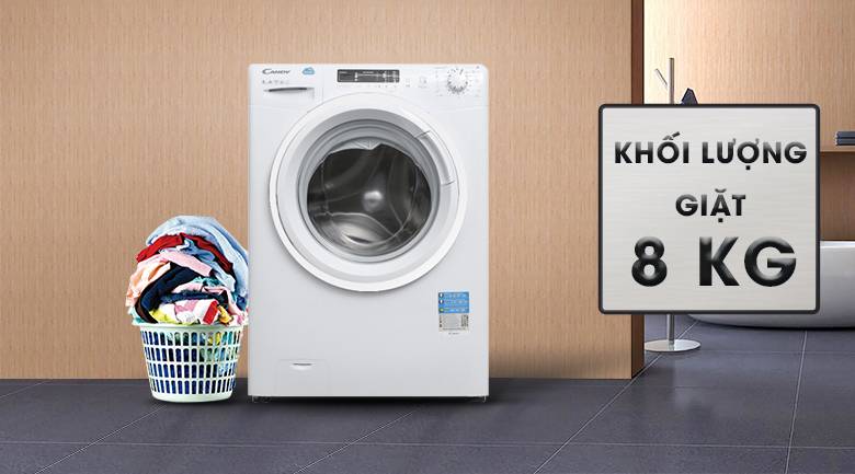 Máy Giặt CANDY 8 Kg CS1482D3/1-SS Tìm hiểu đầy đủ