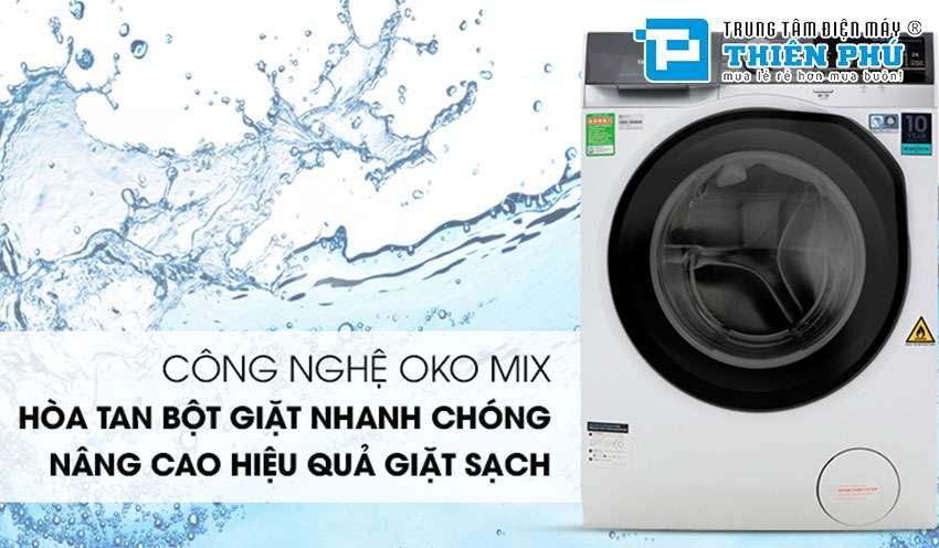 Máy Giặt Sấy Electrolux Inverter EWW8023AEWA Giặt 8 Kg Sấy 5 Kg