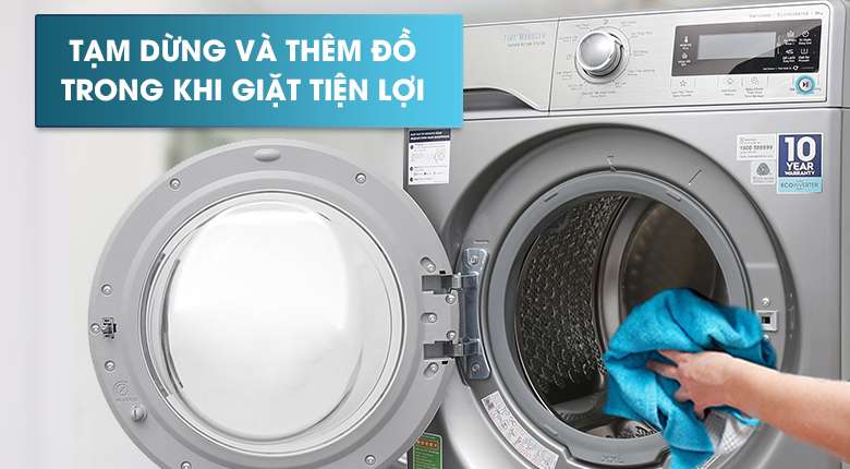 Chức năng Add Clothes - Máy giặt Electrolux Inverter 9kg EWF12938S