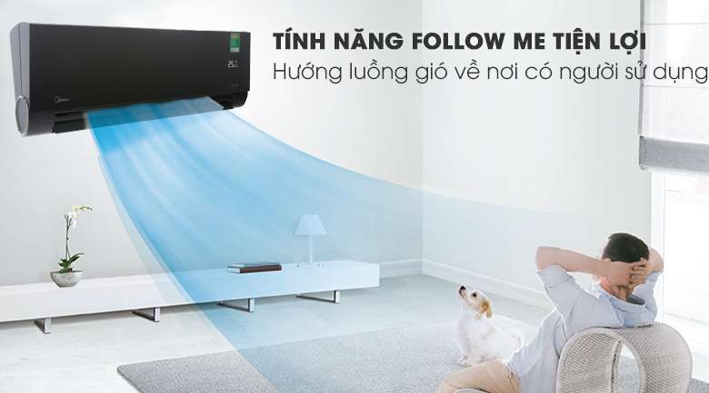 Follow me - Máy lạnh Midea Inverter Wifi 1 HP MSVP-10CRDN1