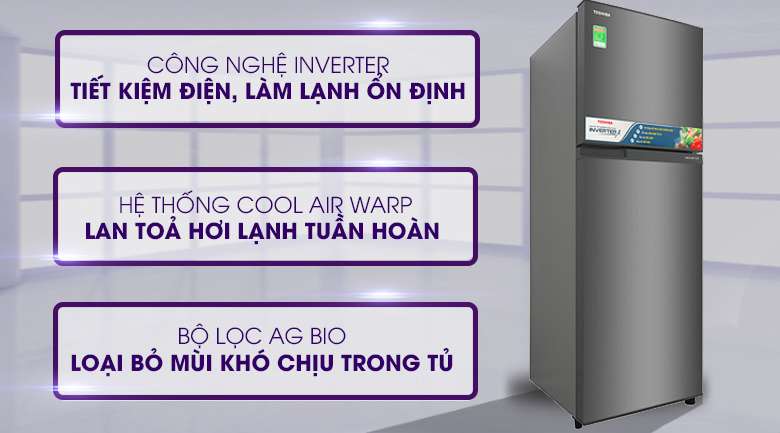 Đánh giá tính năng tủ lạnh Toshiba inverter GR-A28VS(DS1)