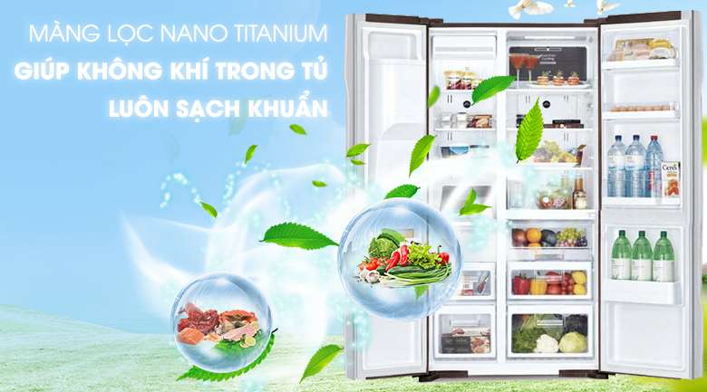 Công nghệ Nano Titanium khử mùi - Tủ lạnh Hitachi Inverter 589 lít R-S700GPGV2 GS