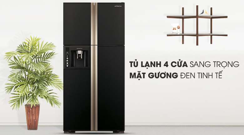 Tủ lạnh Hitachi Inverter 540 lít R-W660FPGV3X GBK