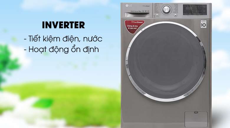Inverter - Máy giặt LG inverter 9 kg FC1409S2E