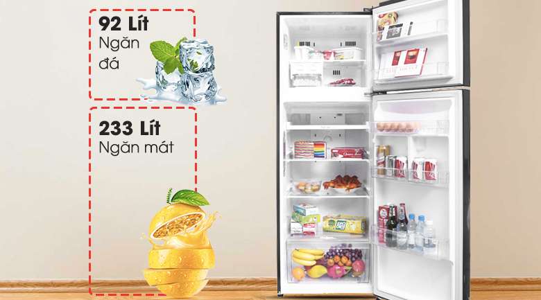 Dung tích 315 lít - Tủ lạnh LG Inverter 315 lít GN-L315PN