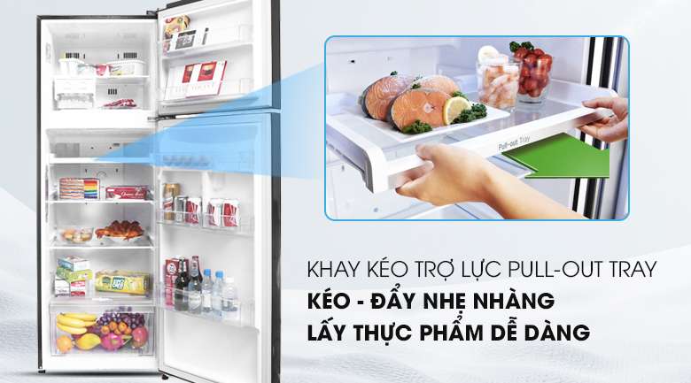 Khay chứa thiết kế linh hoạt, tiện lợi - Tủ lạnh LG Inverter 315 lít GN-L315PN