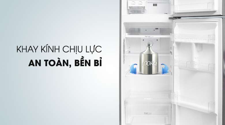 Khay chứa chịu lực an toàn bền bỉ - Tủ lạnh LG Inverter 315 lít GN-L315PS