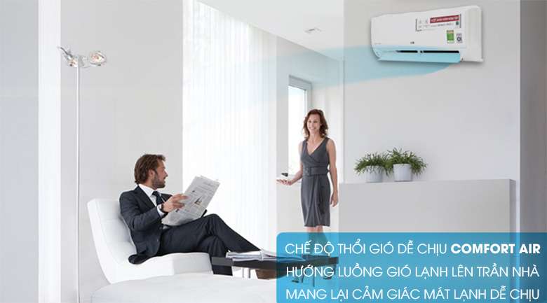 Chế độ thổi gió Comfort Air - Máy lạnh LG Wifi Inverter 1.5 HP V13API 