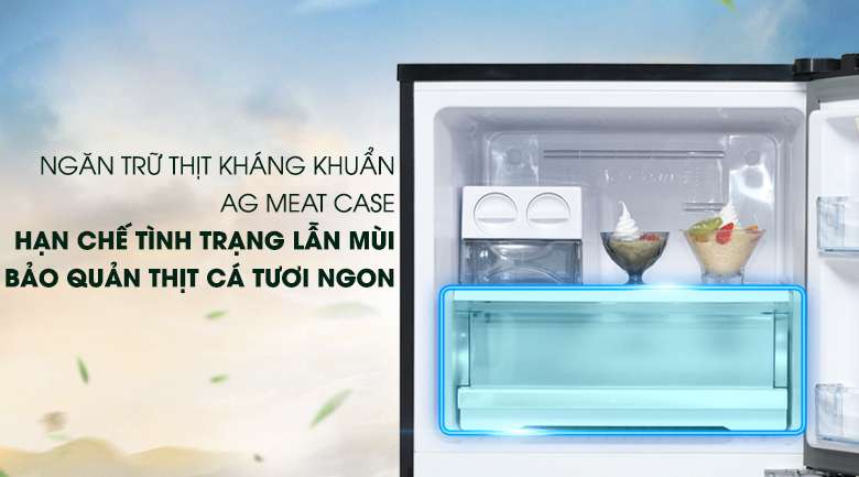 Tủ lạnh Panasonic Inverter 306 lít NR-BL340PKVN - Ngăn thịt cá kháng khuẩn