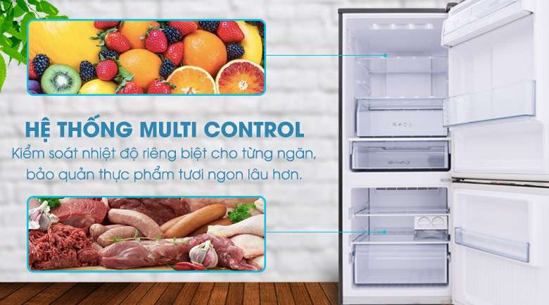 Tủ lạnh Panasonic Inverter 255 lít NR-BV288GKV2 - Multi Control