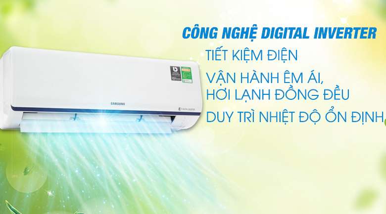 Công nghệ Digital Inverter - Máy lạnh Samsung Inverter 1 HP AR10RYFTAURNSV