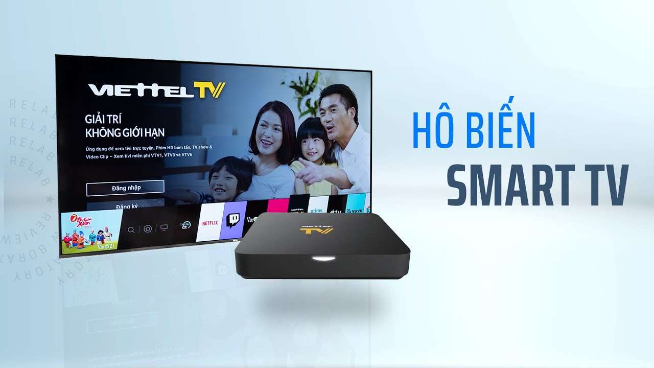 Đầu thu Viettel TV Box 4K, biến tivi thường thành tivi thông minh