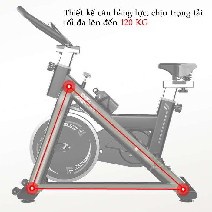 Xe đạp tập thể dục GH-709 cân bằng lực