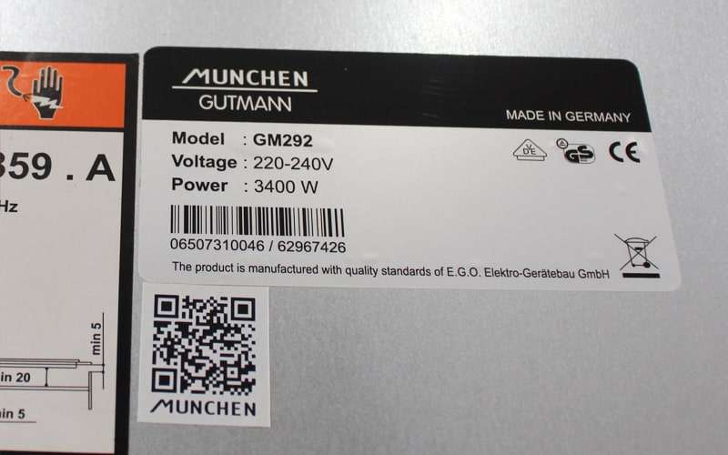 Bếp từ Munchen GM 292 -Bếp từ inverter tốt nhất hiện nay-Nhập khẩu Đức
