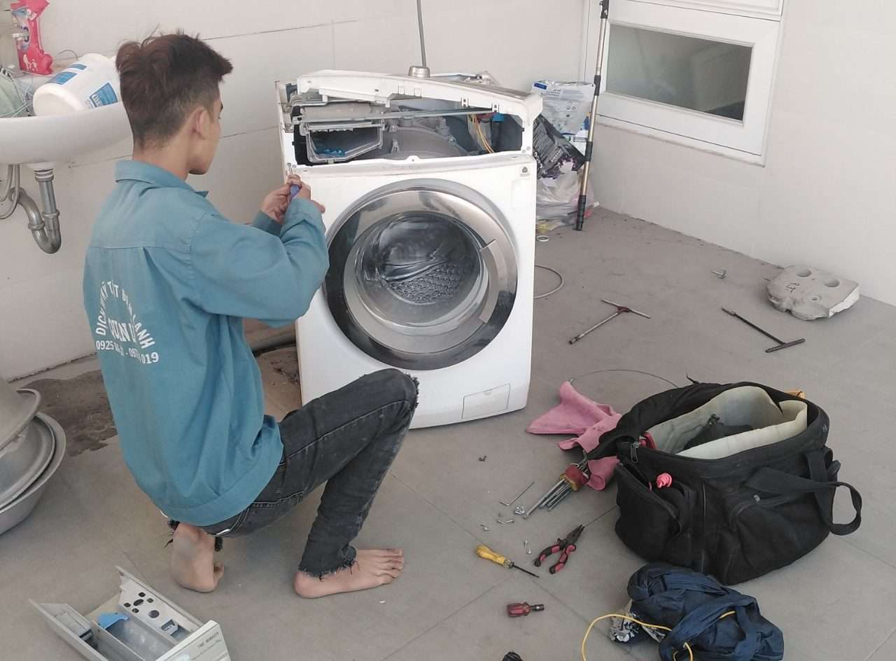 Dịch vụ vệ sinh, sửa máy giặt quận 9 uy tín【20 Phút có mặt】