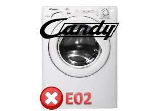 Máy giặt kẹo - Lỗi E02
