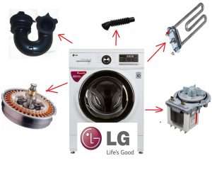 Cách tháo rời máy giặt LG